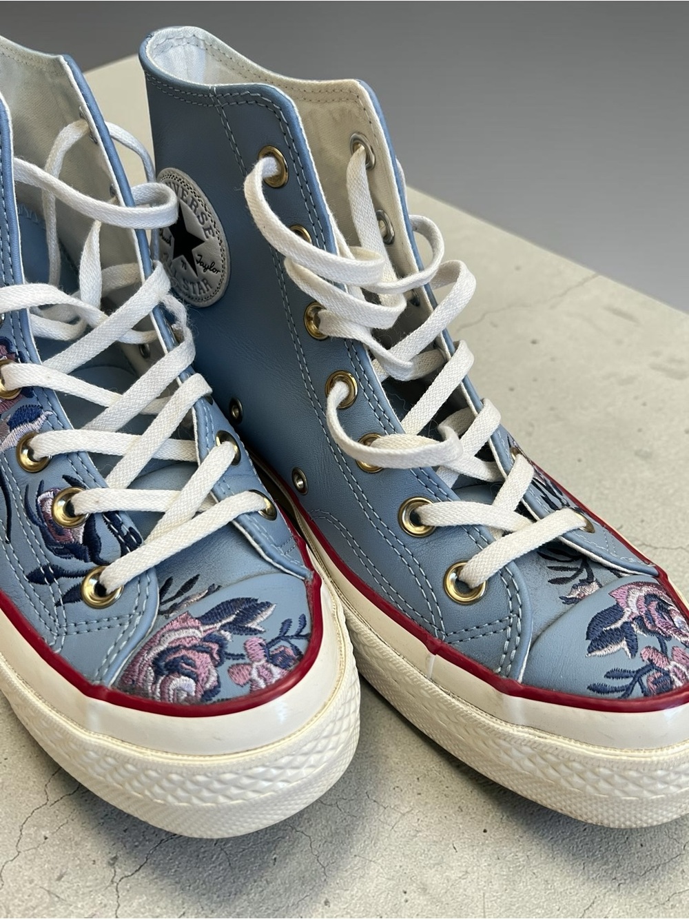 Limited Edition Converse Chuck 70 Parkway Floral embroidered sneakers-Size 7 - Picture 3 of 10
